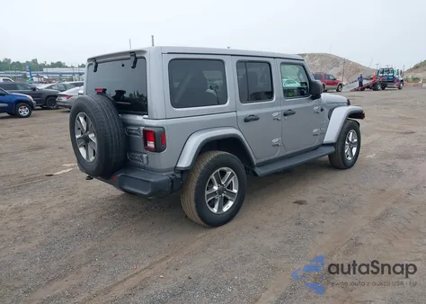 2020 Jeep Wrangler Unlimited Sahara 4X4 from USA, damaged, VIN 1C4HJXEN3LW235264